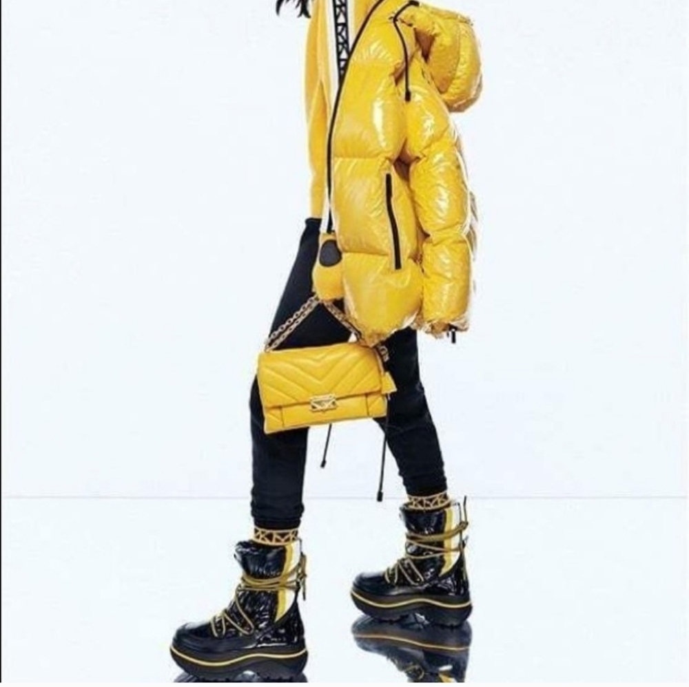 MICHAEL Michael Kors Zadie Mixed-Media Moon Boots